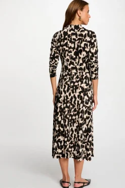 Morgan Vestidos-Vestido comprido reto estampado Multicolorido