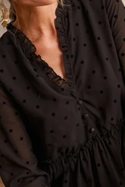 Polín Et Moi Vestidos-Vestido curto Alex Preto