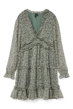 Vero Moda Vestidos-Vestido curto de gaze Verde