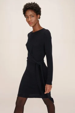 Grace & Mila Vestidos-Vestido curto de lurex Azul