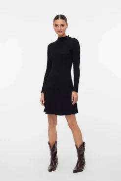 Vero Moda Vestidos-Vestido curto de malha Preto
