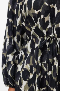 Vero Moda Curve Vestidos-Vestido curto de manga comprida Curve Multicolorido