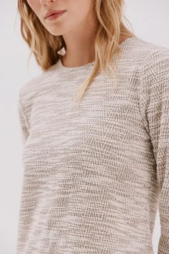 Cortefiel Vestidos-Vestido curto de tweed Tostado