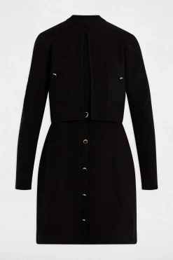 Morgan Vestidos-Vestido curto efeito 2 em 1 Preto