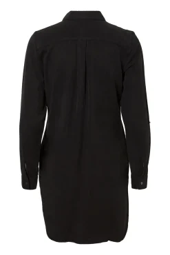 Vero Moda Vestidos-Vestido curto jeans Preto