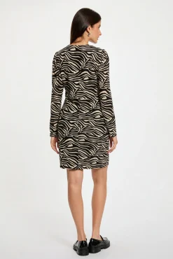 Morgan Vestidos-Vestido curto justo Multicolorido