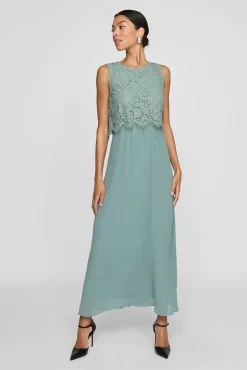 Vila Vestidos-Vestido de festa longo Verde