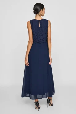 Vila Vestidos-Vestido de festa longo Azul