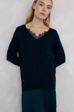 Pedro del Hierro Vestidos-Vestido de malha Azul