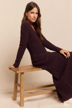 Slowlove Vestidos-Vestido de malha Aranese Granada