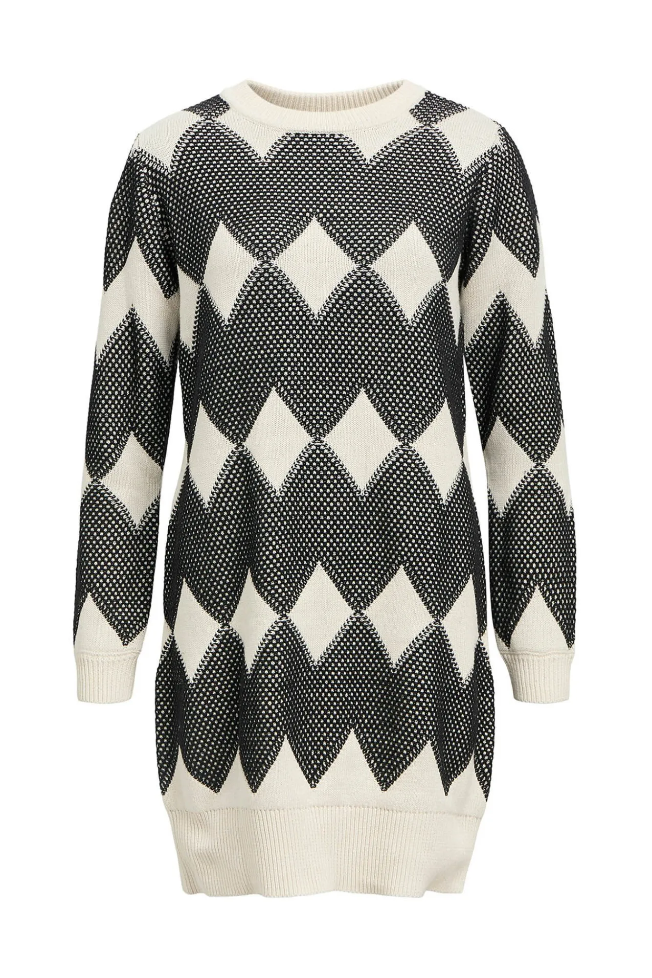 Object Vestidos-Vestido de malha estampado Branco