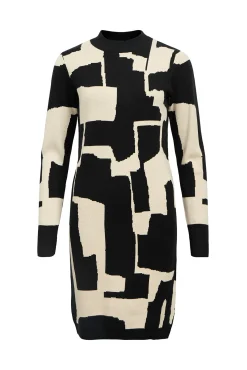 Object Vestidos-Vestido de malha estampado Impress&atilde;o