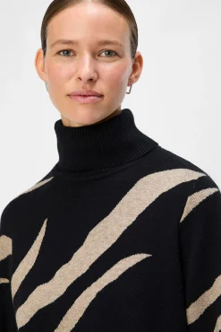 Object Vestidos-Vestido de malha estampado Multicolorido