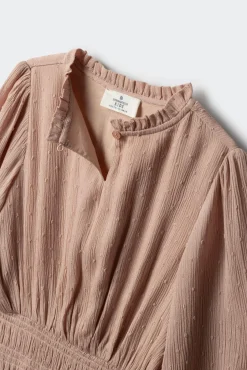 Springfield Kids Vestidos-Vestido de menina Plumetti rosa