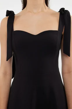 Trendyol Vestidos-Vestido de noite preto
