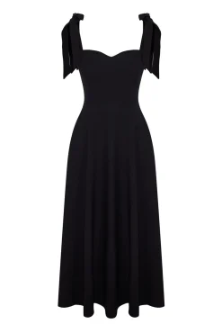 Trendyol Vestidos-Vestido de noite preto