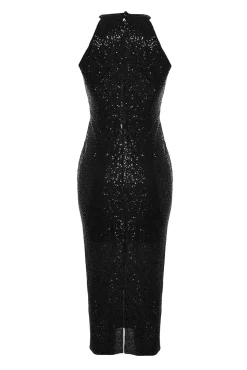Trendyol Vestidos-Vestido de noite preto