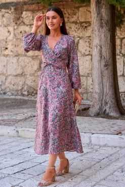 Polín Et Moi Vestidos-Vestido estampado Cirila Multicolorido