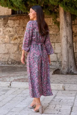 Polín Et Moi Vestidos-Vestido estampado Cirila Multicolorido