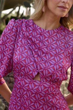 Polín Et Moi Vestidos-Vestido estampado maraba Subiu