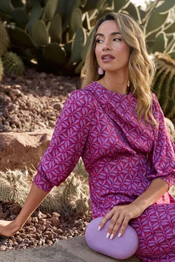 Polín Et Moi Vestidos-Vestido estampado maraba Subiu