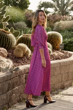 Polín Et Moi Vestidos-Vestido estampado maraba Subiu