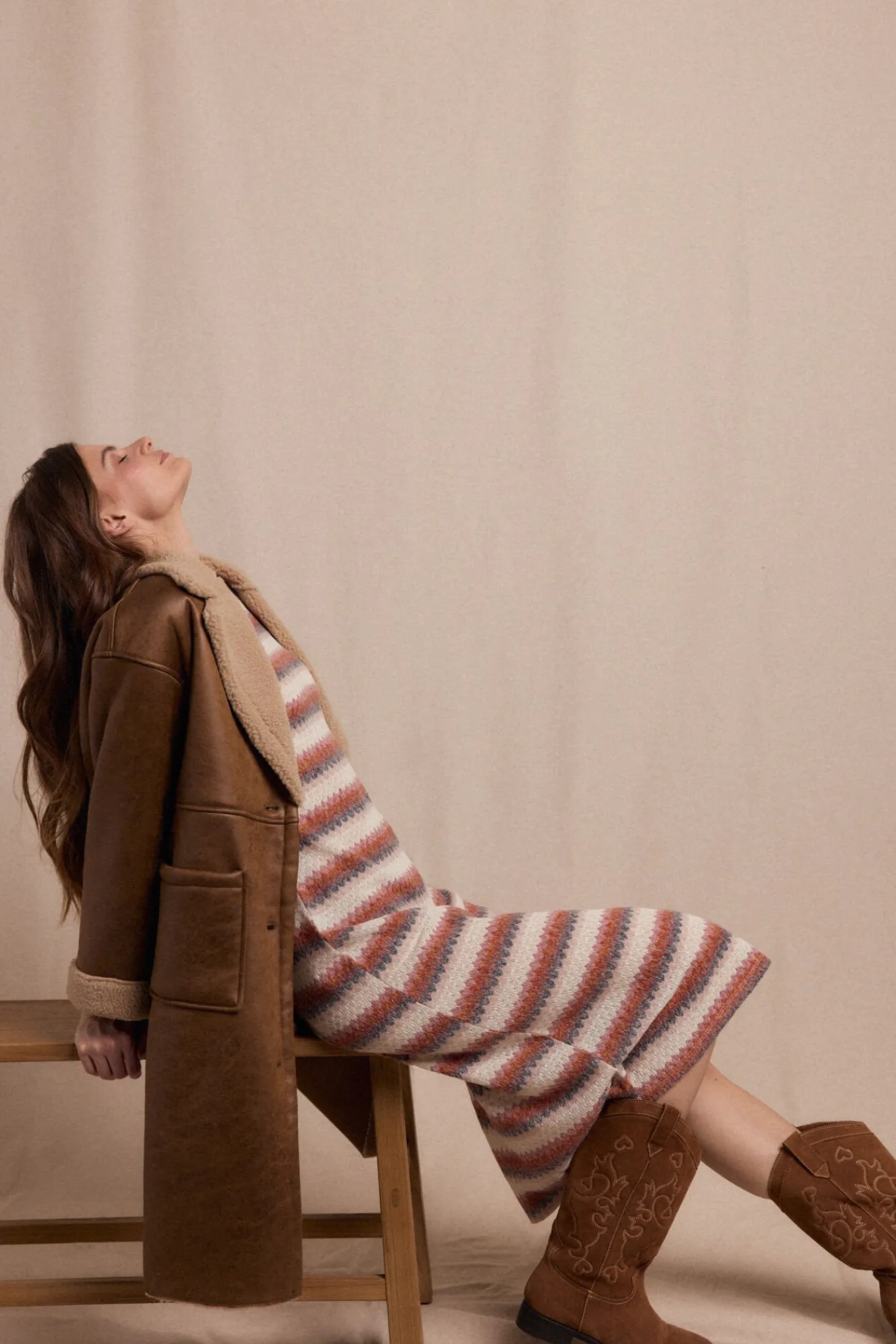 Slowlove Vestidos-Vestido estruturado multicolor Multicolorido