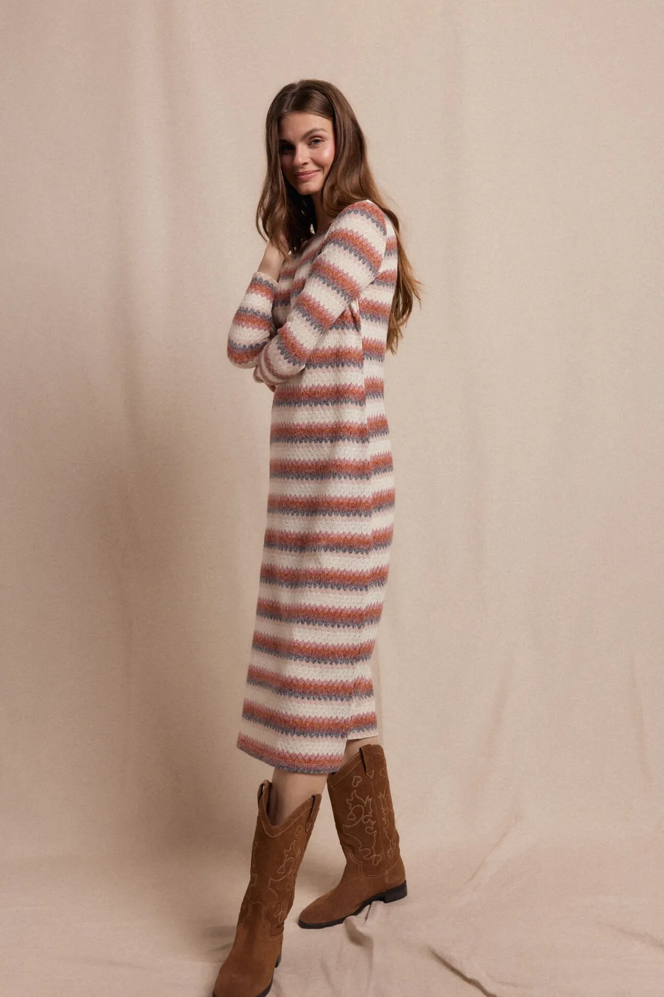 Slowlove Vestidos-Vestido estruturado multicolor Multicolorido