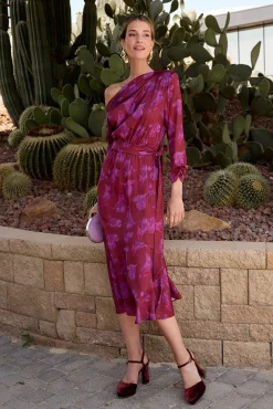 Polín Et Moi Vestidos-Vestido floral Nina Granada