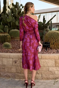 Polín Et Moi Vestidos-Vestido floral Nina Granada