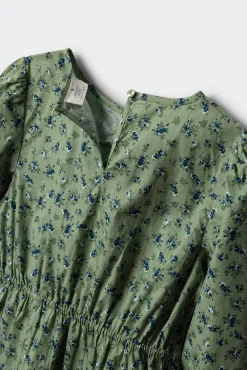 Springfield Kids Vestidos-Vestido flores menina verde