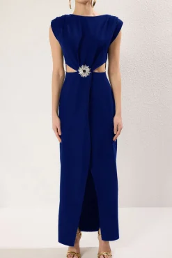 Trendyol Vestidos-Vestido longo azul