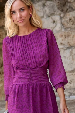 Polín Et Moi Vestidos-Vestido longo berinjela Roxo