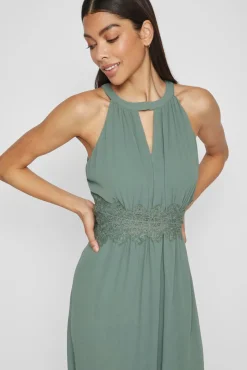 Vila Vestidos-Vestido longo de festa Verde