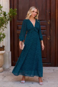 Polín Et Moi Vestidos-Vestido longo Jasy Azul