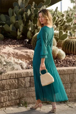 Polín Et Moi Vestidos-Vestido longo Tilda Azul