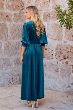 Polín Et Moi Vestidos-Vestido longo Tina Azul