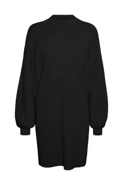 Vero Moda Vestidos-Vestido malha de manga comprida Preto