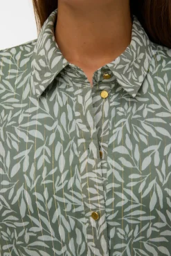 Vero Moda Vestidos-Vestido midi de chiffon Verde