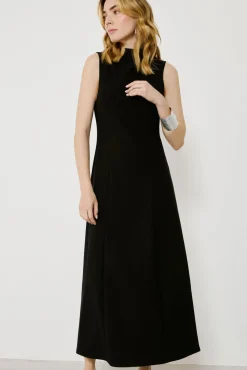 Vila Vestidos-Vestido midi sem mangas Preto