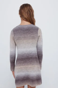 Springfield Kids Vestidos-Vestido riscas para meninas castanho