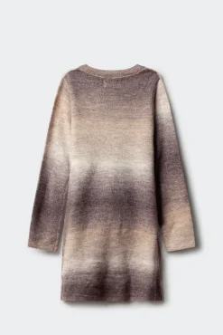 Springfield Kids Vestidos-Vestido riscas para meninas castanho